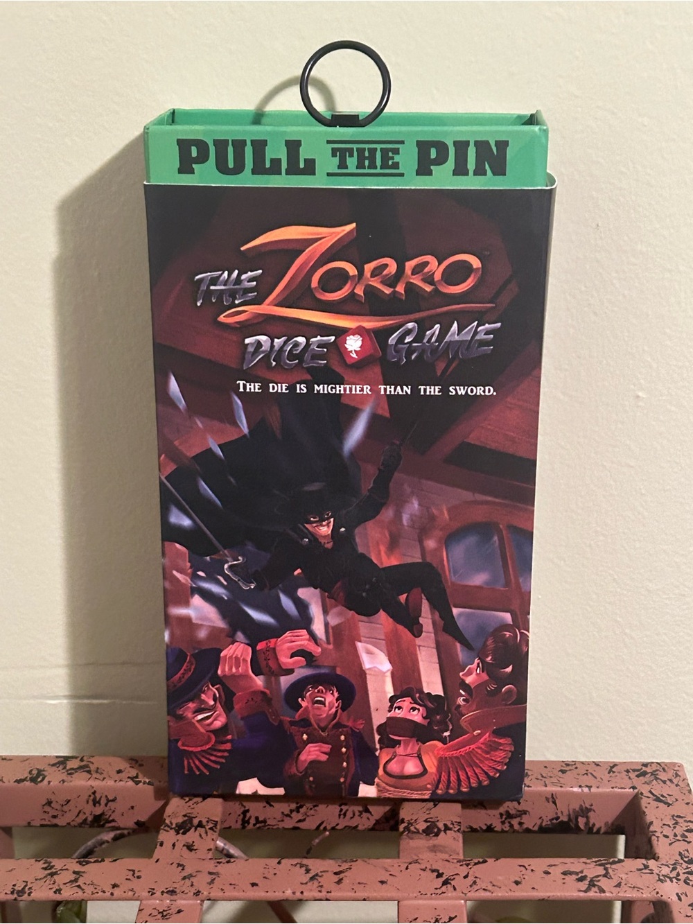 The Zorro Dice Game Board Game Pull The Pin Games Complete 2020 Heroic Feats